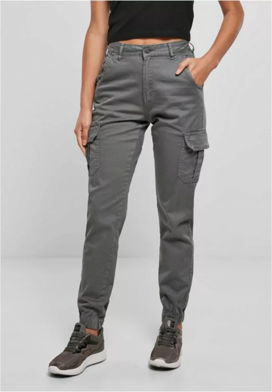 URBAN CLASSICS Cargohose TB3048 - Ladies High Waist Cargo Pants lightshadow günstig online kaufen