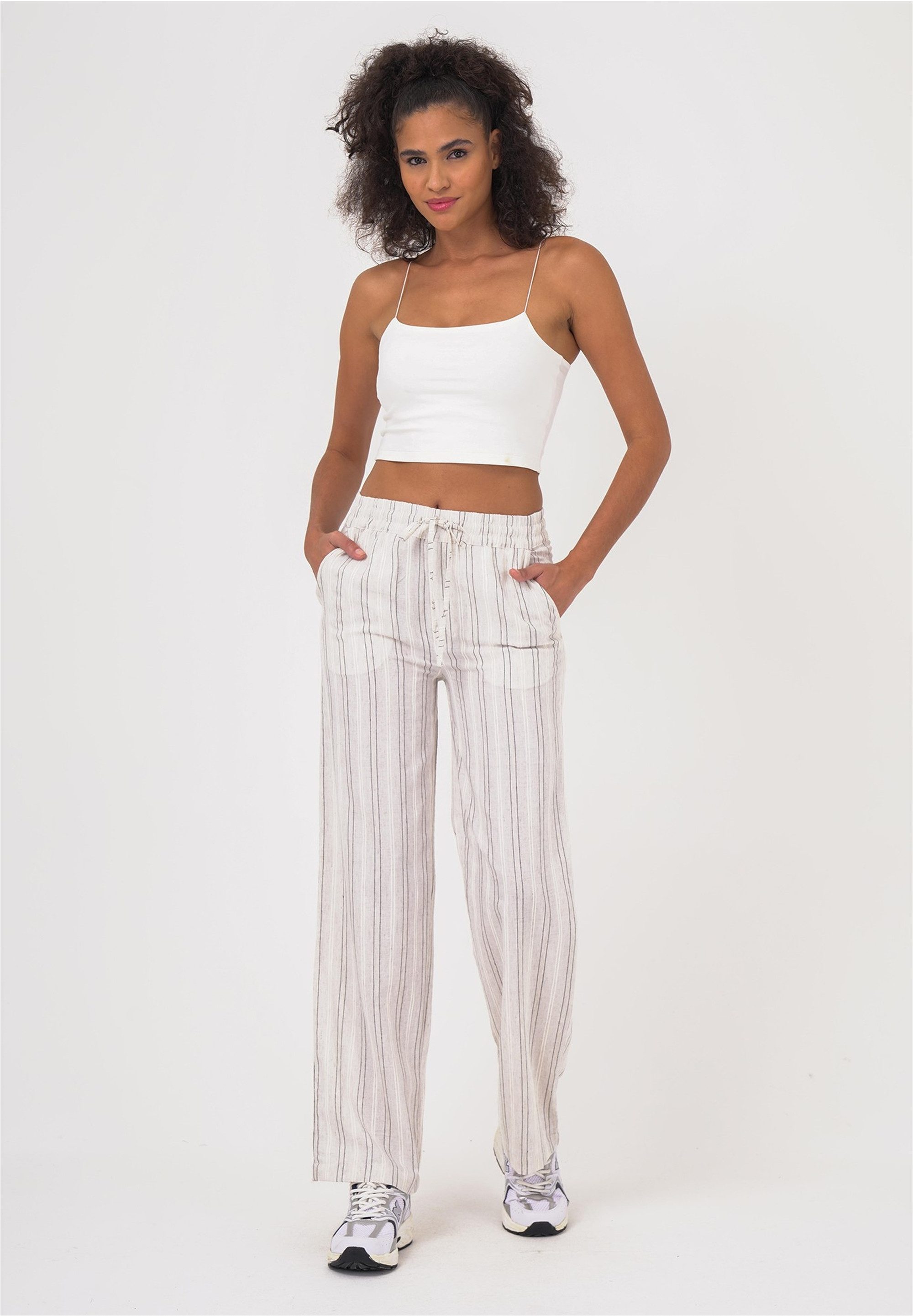 freshlions Stoffhose "Giselle", (1 tlg.), in tollem Streifen-Design günstig online kaufen