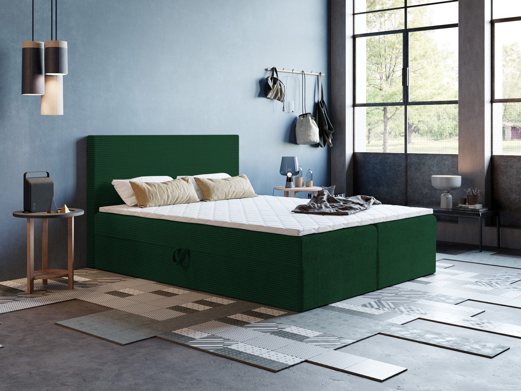 Godre Boxspringbett 200x200 cm - mit günstig online kaufen