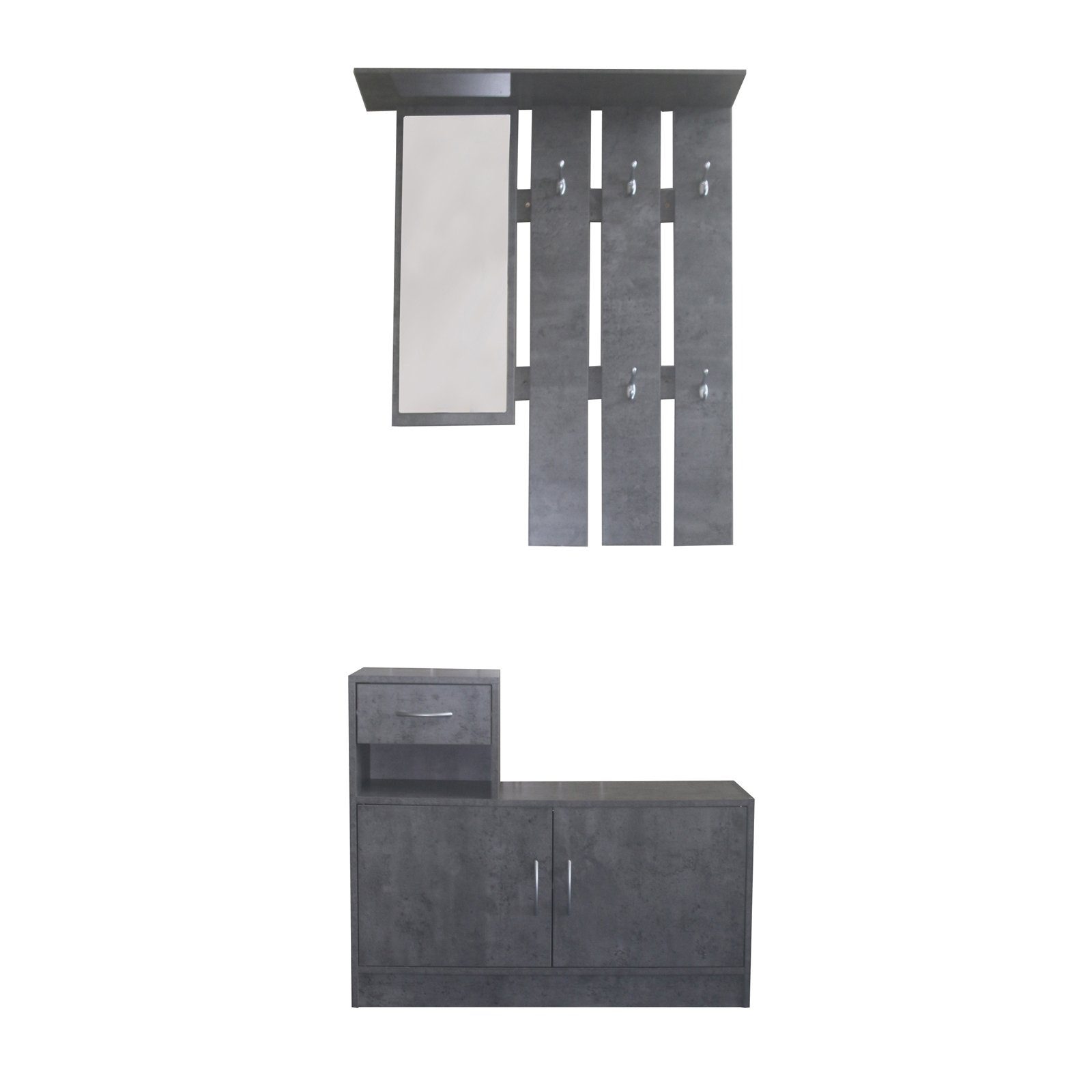 HTI-Living Garderobe Garderobenpaneel mit Schuhschrank Thekla günstig online kaufen