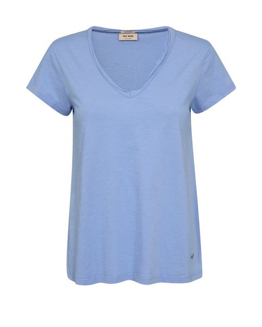 Mos Mosh Shirtbluse MMTulli V-SS Basic Tee günstig online kaufen