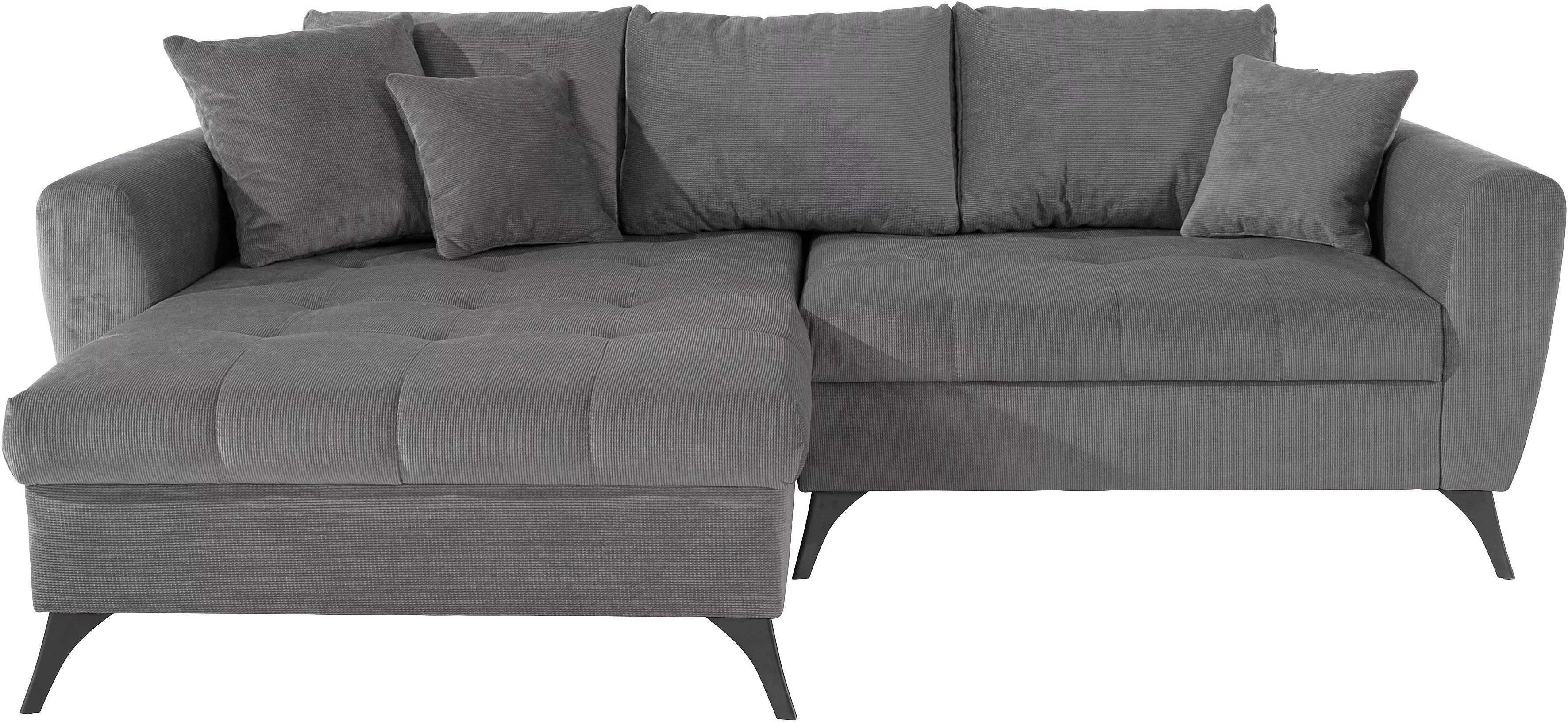 INOSIGN Ecksofa "Lörby L-Form", auch mit Aqua clean-Bezug, feine Steppung i günstig online kaufen