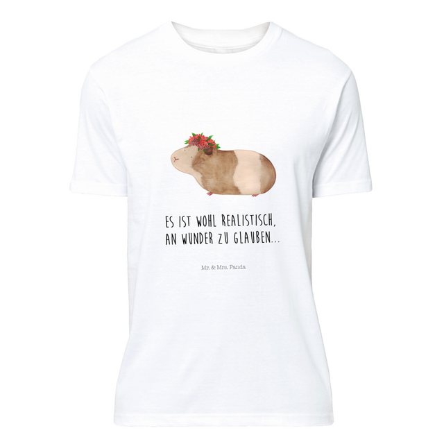 Mr. & Mrs. Panda T-Shirt Meerschweinchen weise - Weiß - Geschenk, Realität, günstig online kaufen