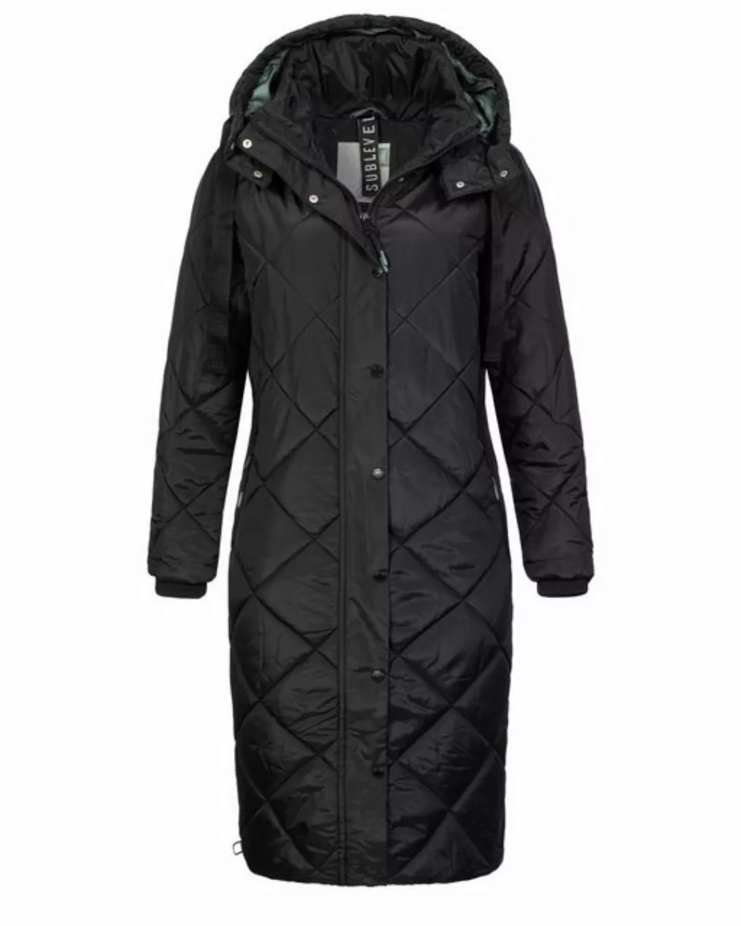 SUBLEVEL Steppjacke Damen Winter Jacke Mantel Parka Steppjacke Lange Mantel günstig online kaufen