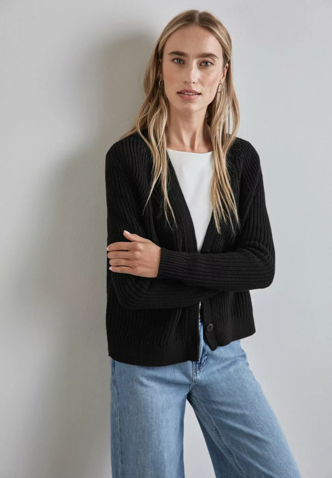 STREET ONE Cardigan mit Knopfleiste günstig online kaufen