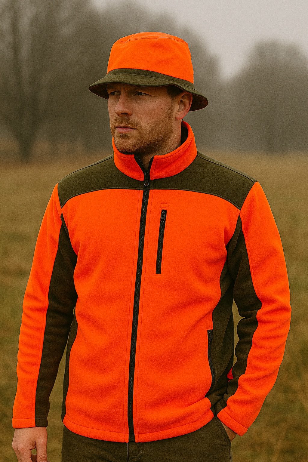 Hubertus® Hunting Outdoorjacke Fleecejacke Jagdjacke "Amarillo" günstig online kaufen