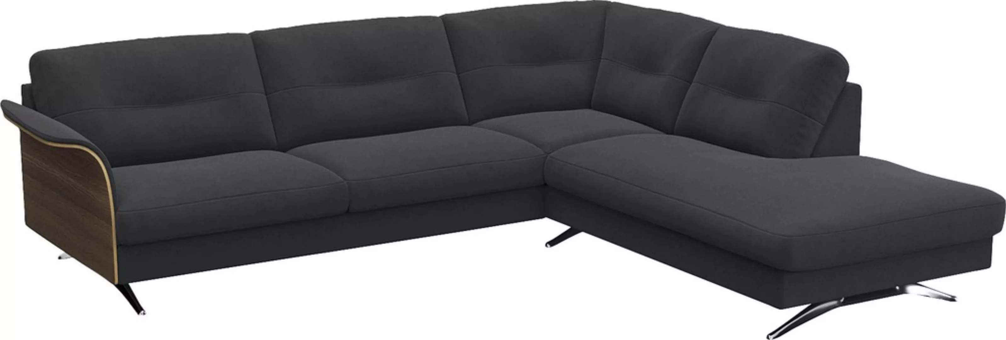 FLEXLUX Ecksofa "Glow", Skandinavisches Design, In hochwertiger Verarbeitun günstig online kaufen