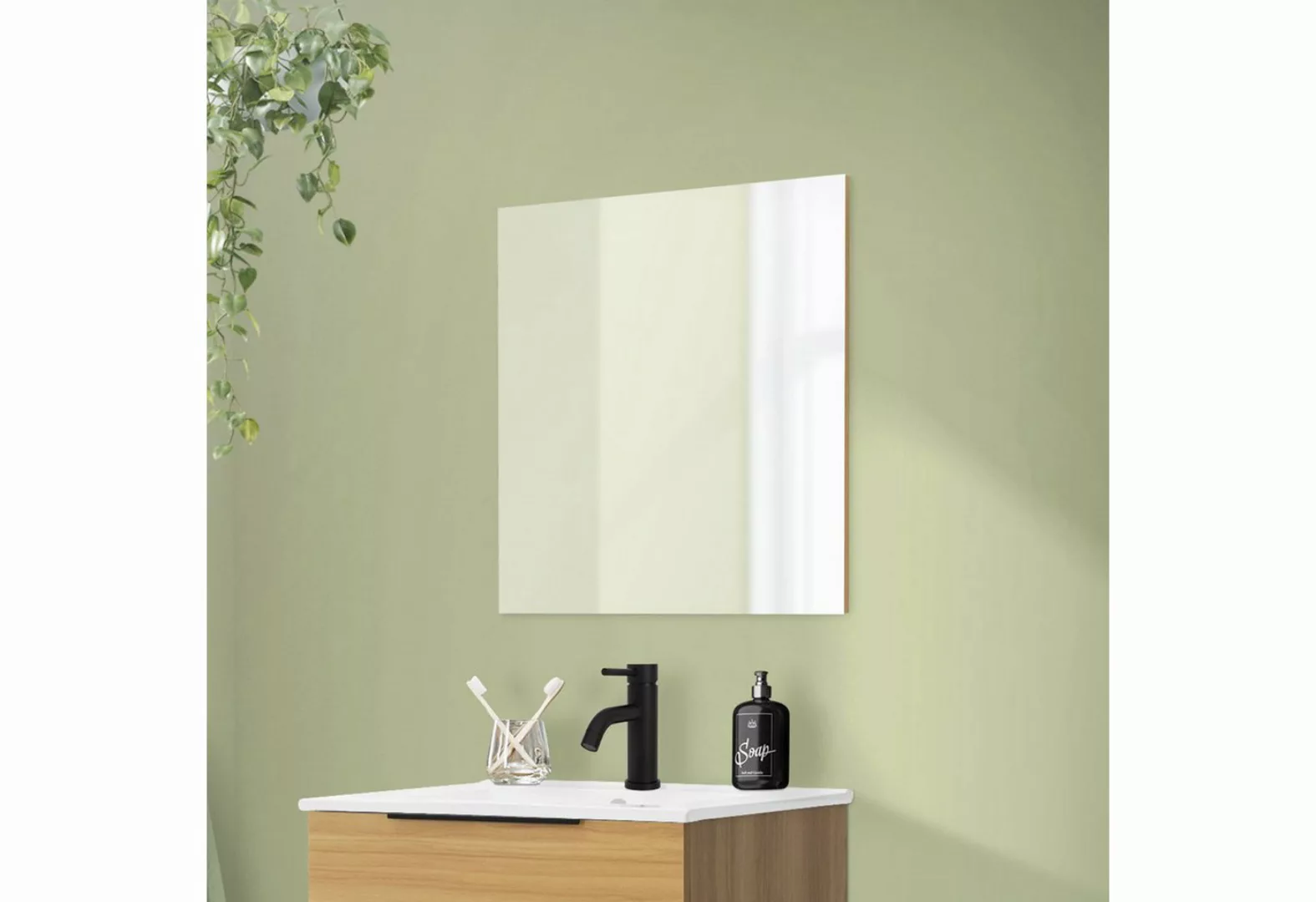 ML-DESIGN Badezimmerspiegelschrank Badezimmerspiegel aus Glas Wandmontage D günstig online kaufen