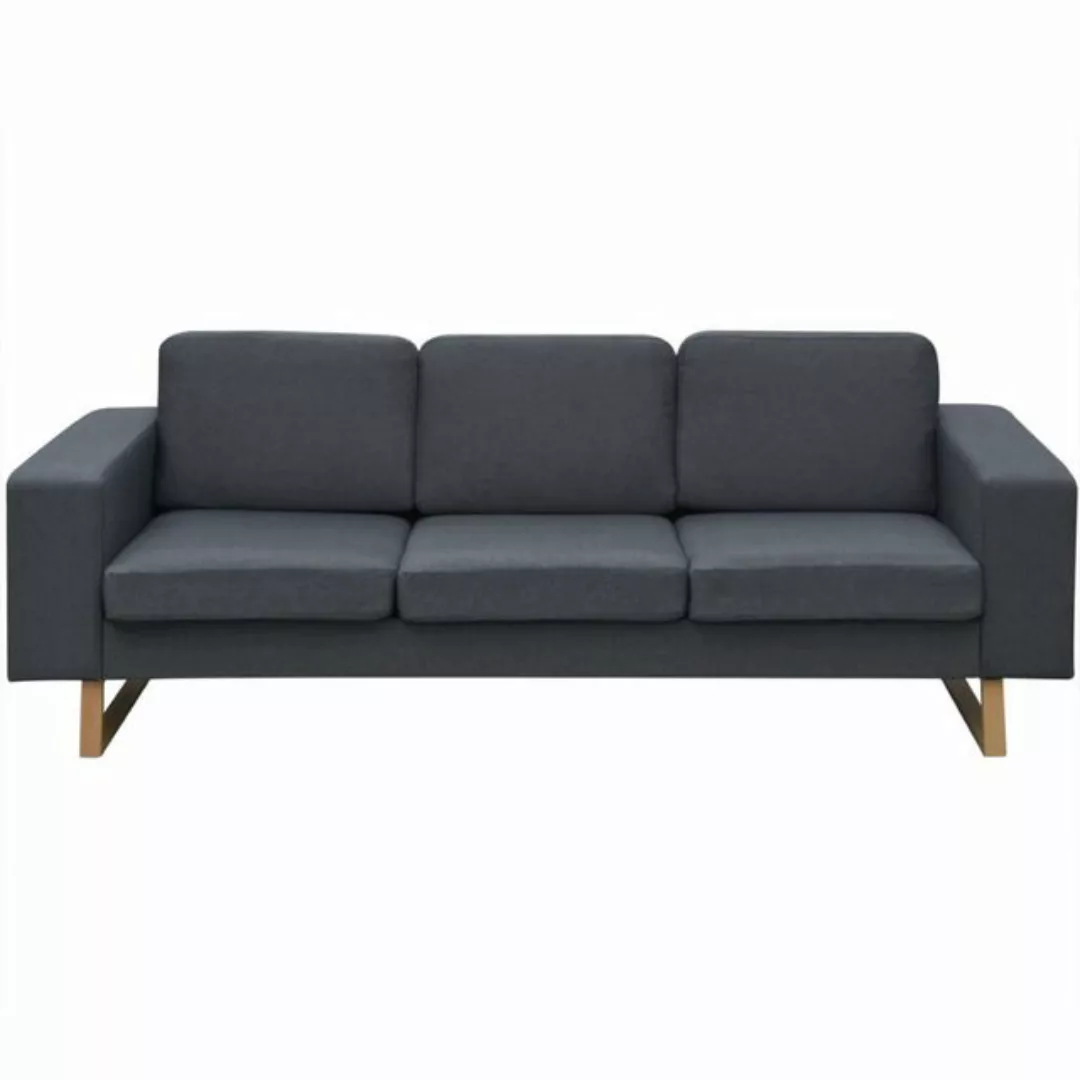 3-sitzer Sofa Stoff Dunkelgrau günstig online kaufen