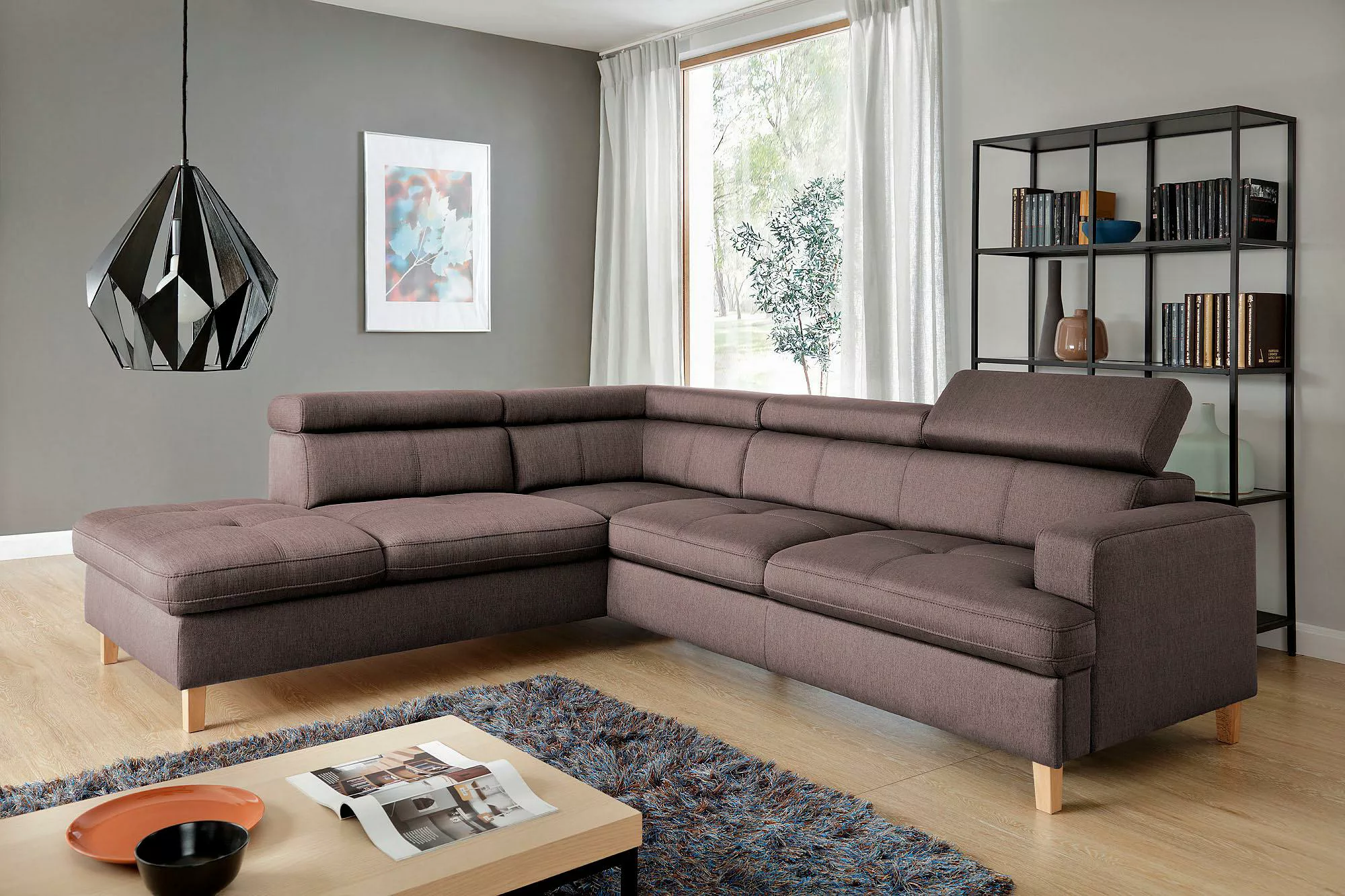 exxpo - sofa fashion Ecksofa »Sisto, hochwertige Verarbeitung, toller Sitzk günstig online kaufen