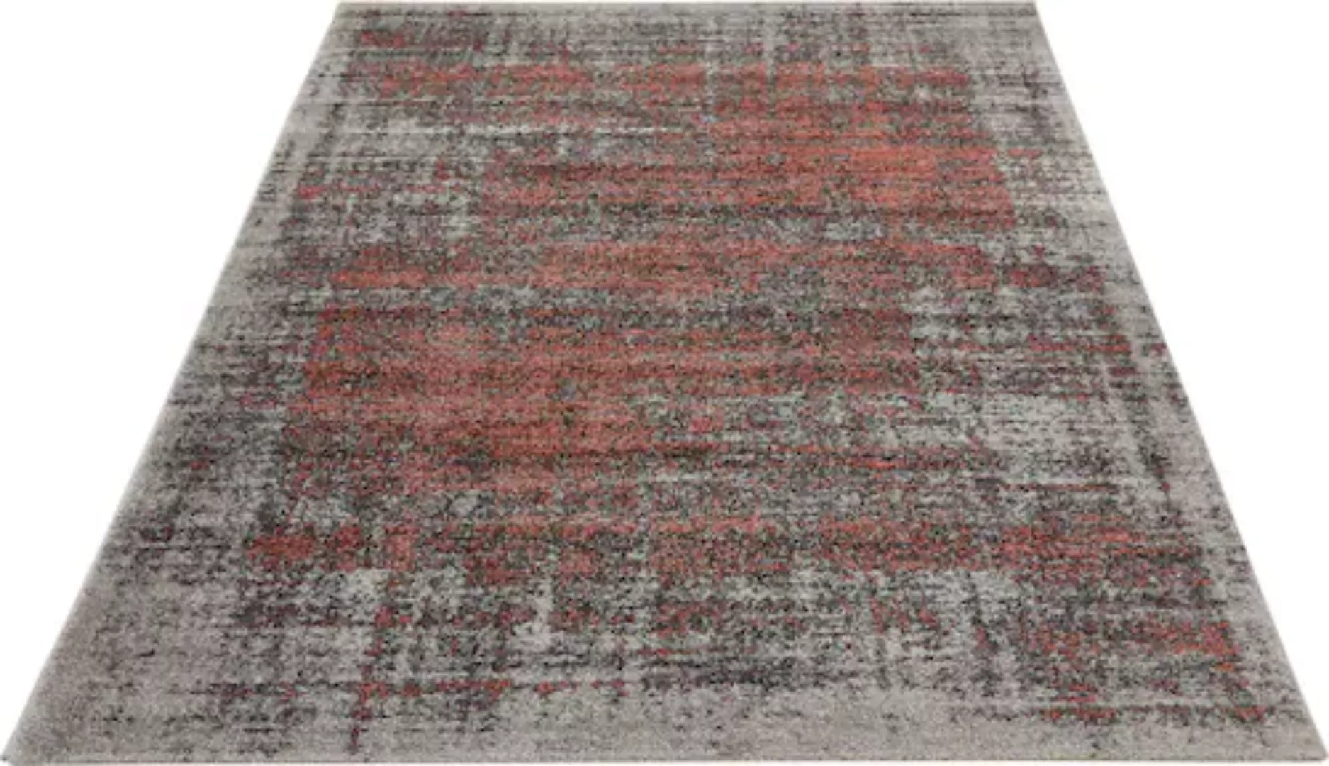 Webteppich  Campos - grau - Synthethische Fasern - 60 cm - Sconto günstig online kaufen