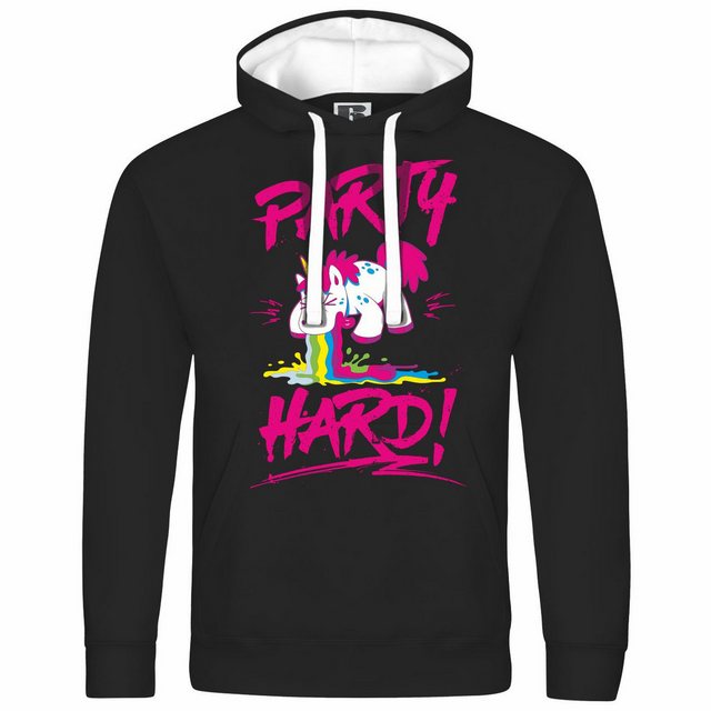 deinshirt Kapuzenpullover Herren Kapuzenpullover PARTY HARD Mit Print Motiv günstig online kaufen