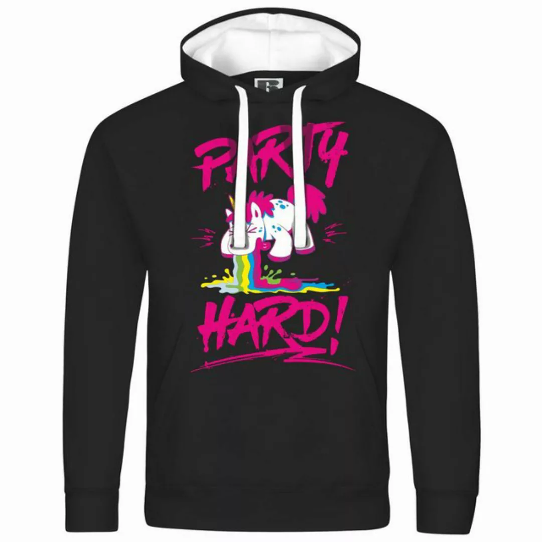 deinshirt Kapuzenpullover Herren Kapuzenpullover PARTY HARD Mit Print Motiv günstig online kaufen