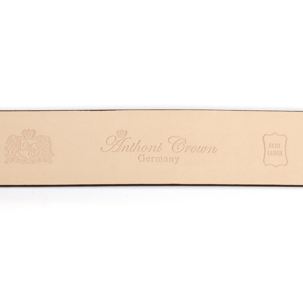 Anthoni Crown Ledergürtel, mit Steuerrad und kleinen Schmucksteinen günstig online kaufen