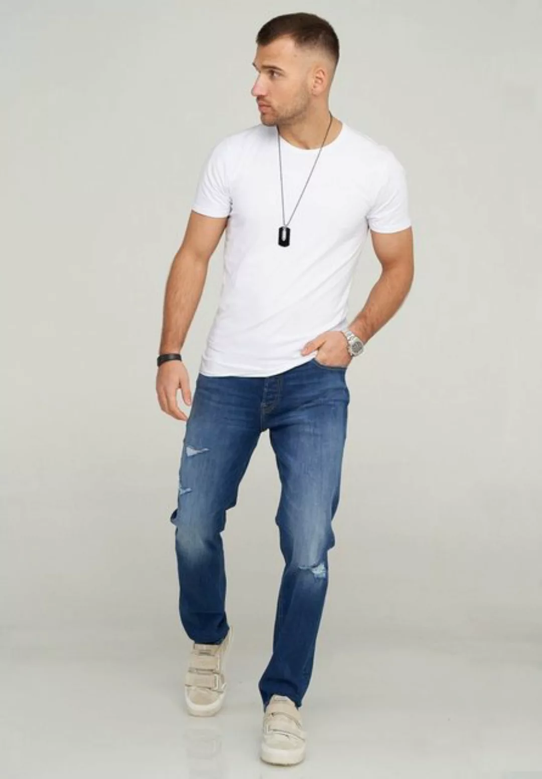 Jack & Jones Slim-fit-Jeans JJITIM JJARIS günstig online kaufen