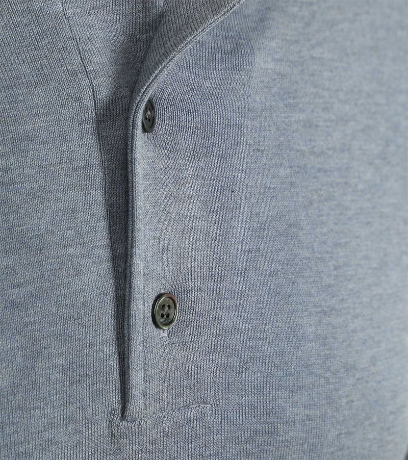 Profuomo Longsleeve Poloshirt Luxury Basic Blau - Größe XL günstig online kaufen