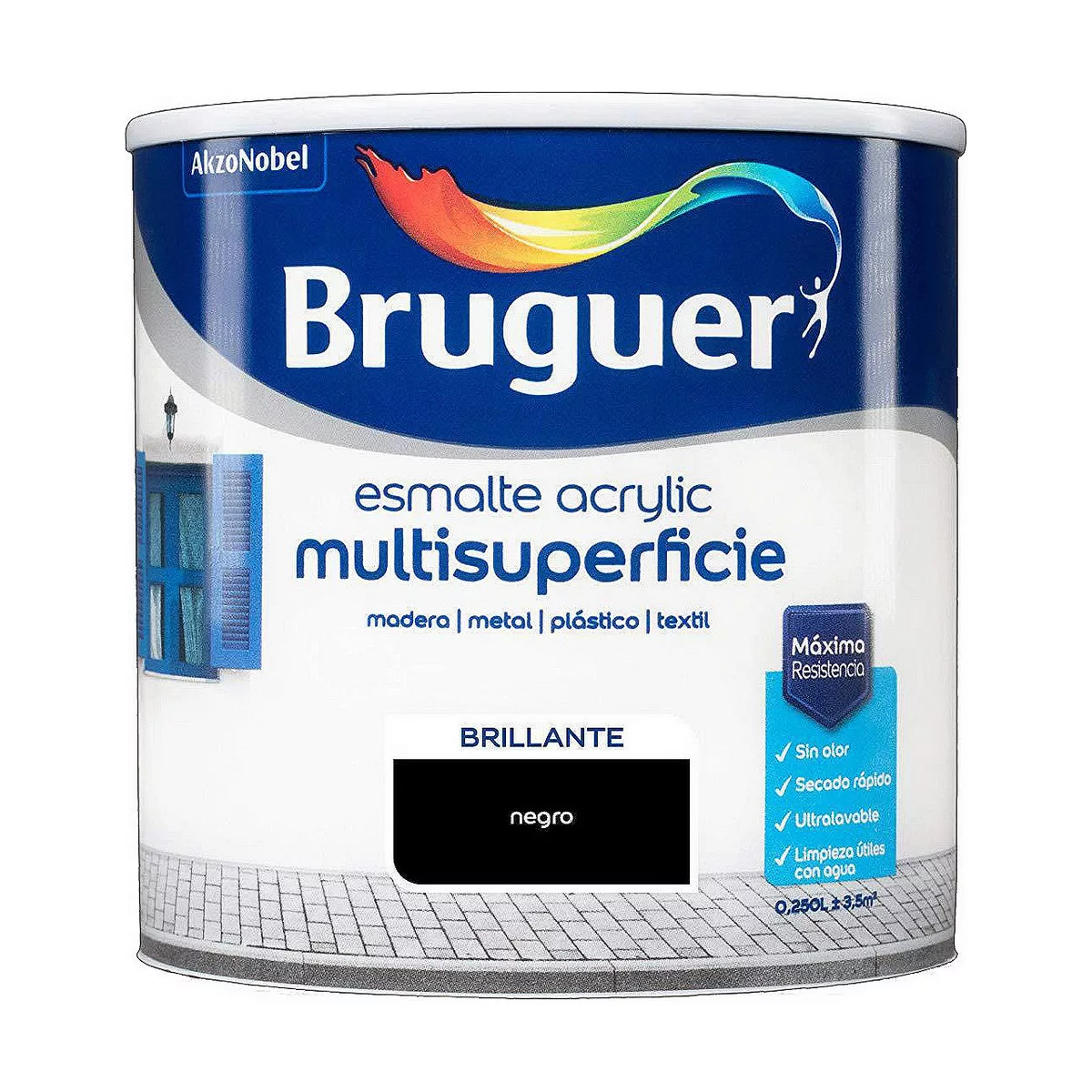 Acryl-gemälde Bruguer Schwarz (250 Ml) günstig online kaufen