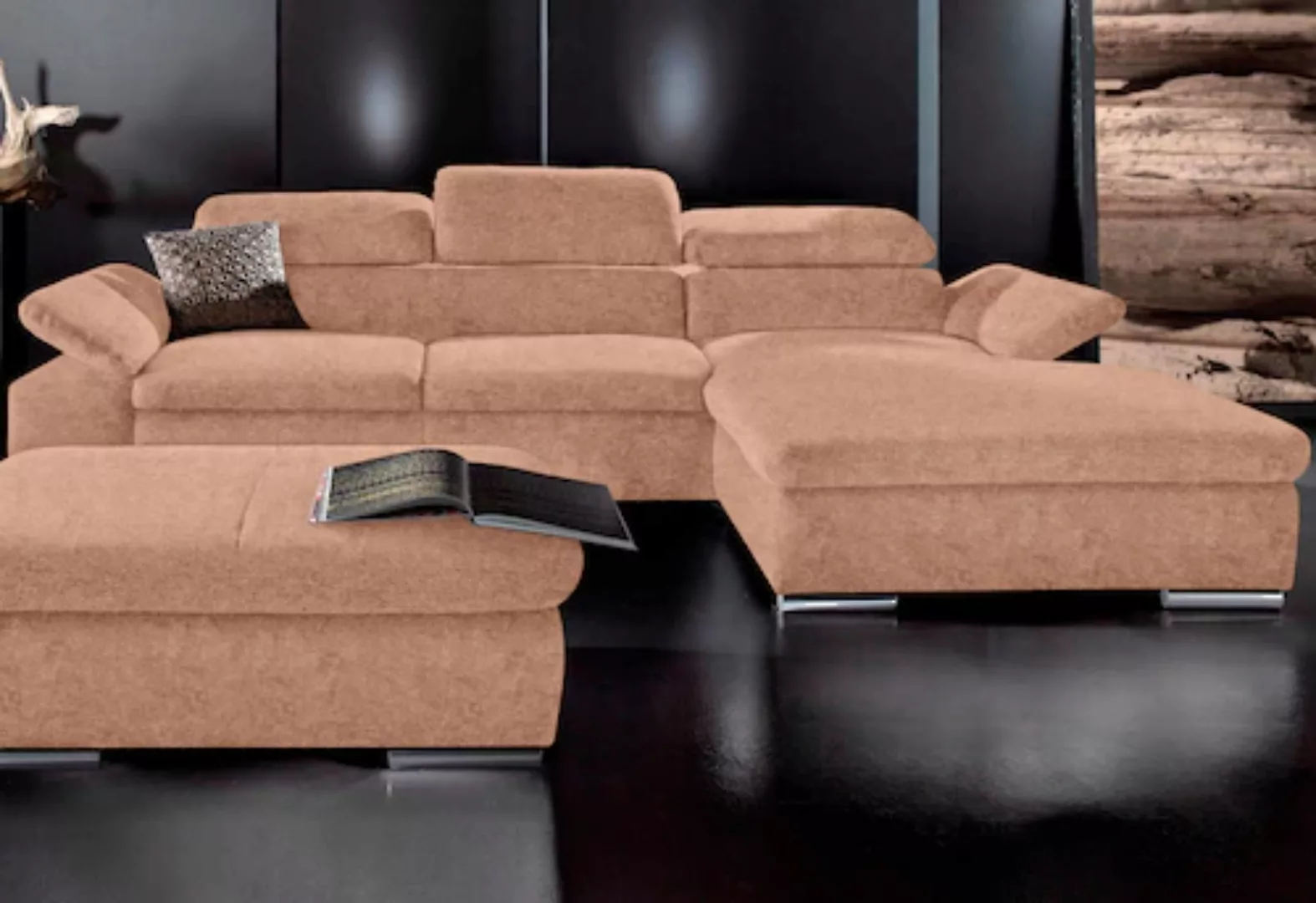 sit&more Ecksofa "Alcudia L-Form", wahlweise mit Bettfunktion günstig online kaufen