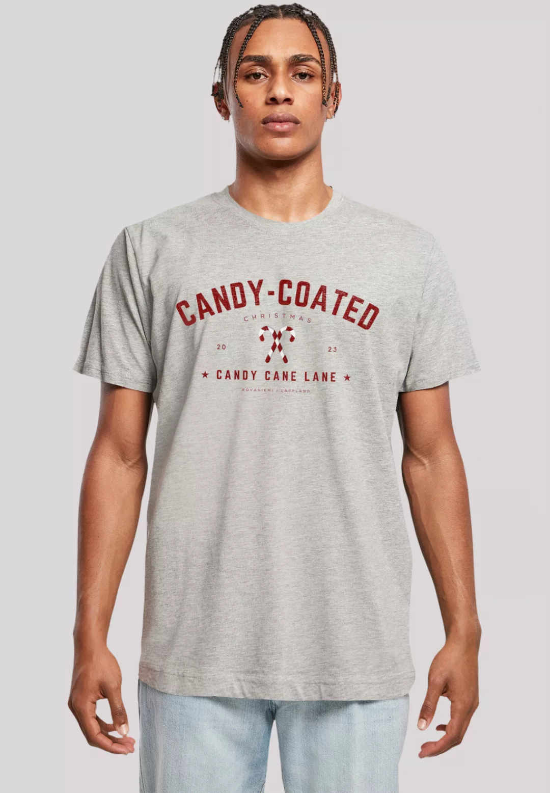 F4NT4STIC T-Shirt "Weihnachten Candy Coated Christmas", Weihnachten, Gesche günstig online kaufen