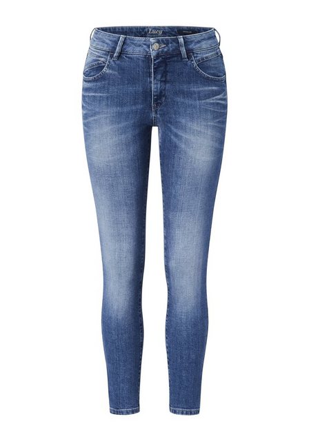 Paddock's Skinny-fit-Jeans LUCI Skinny-Fit Röhrenjeans mit Handwork & 3D Fa günstig online kaufen