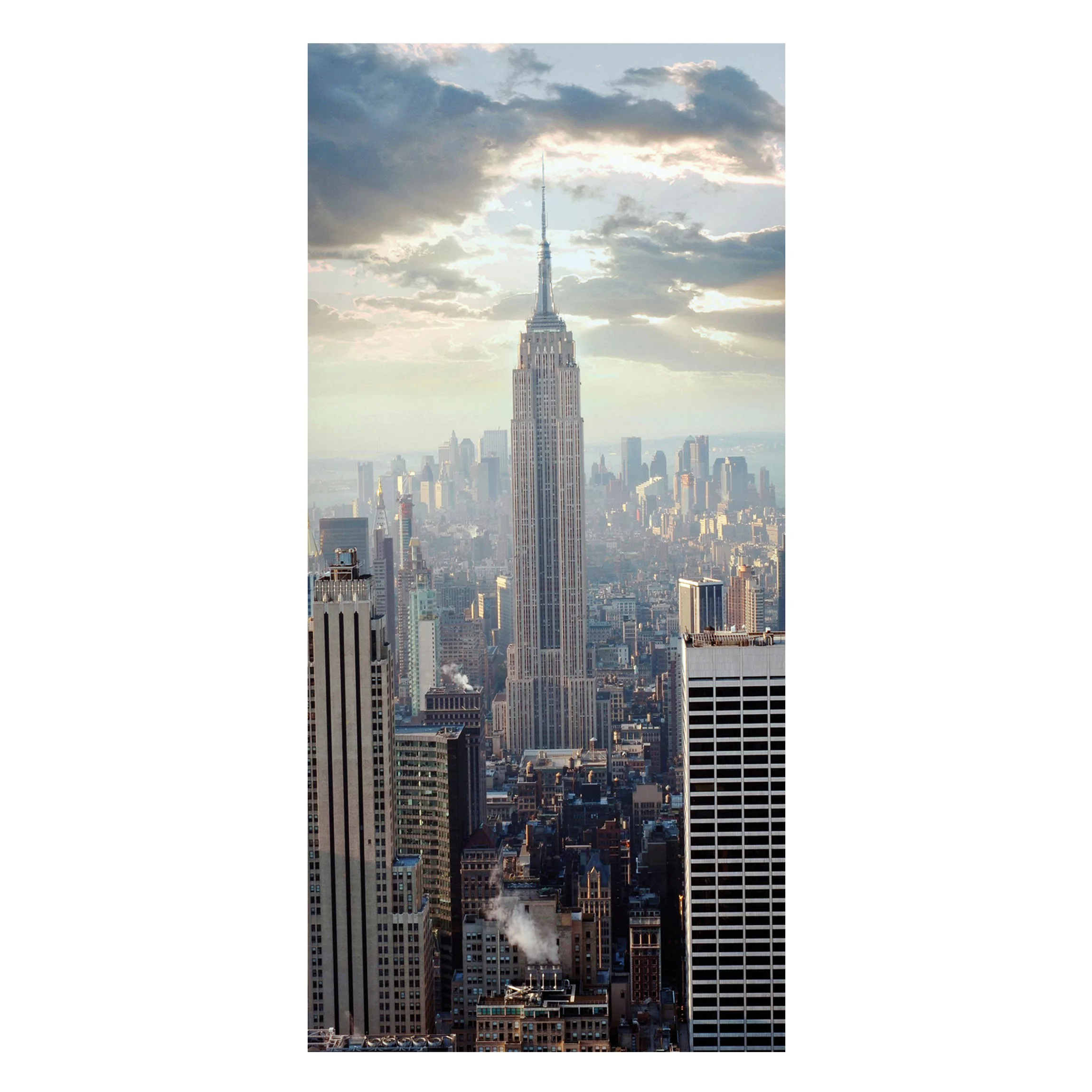 Magnettafel - Hochformat 1:2 Sonnenaufgang in New York günstig online kaufen