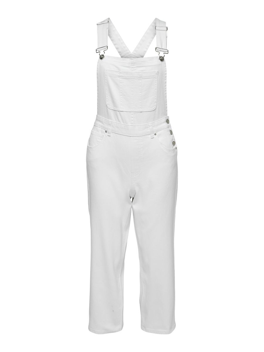 ONLY Knöchellange Latzhose Damen White günstig online kaufen