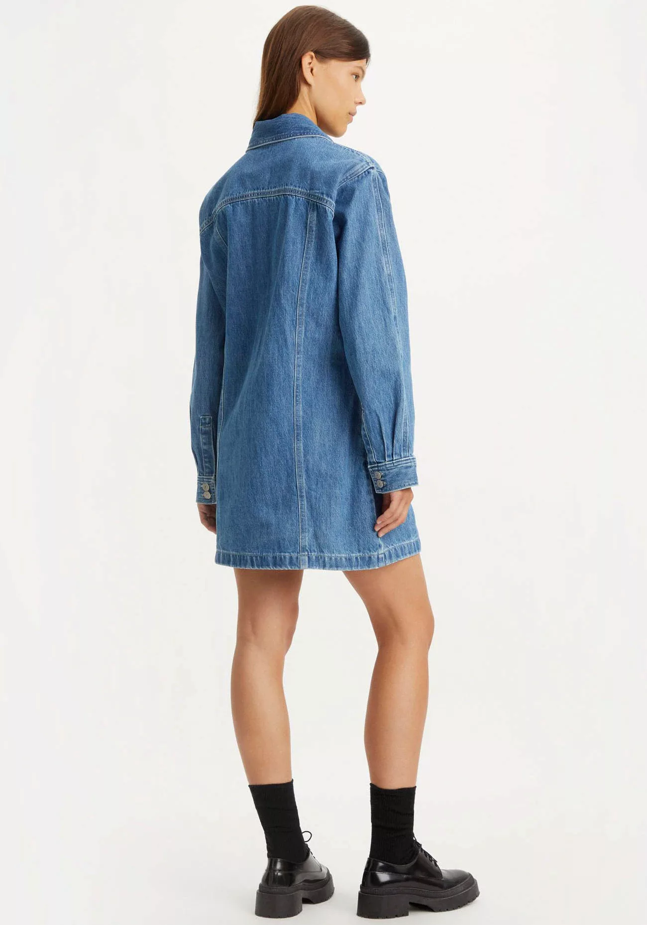 Levis Jeanskleid "SHAY", in leichter Used-Optik, mit durchgehender Knopflei günstig online kaufen