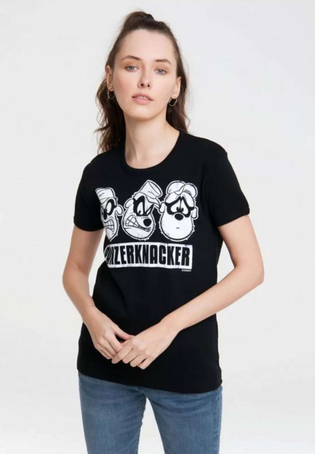 LOGOSHIRT T-Shirt "Panzerknacker", mit lizenziertem Originaldesign günstig online kaufen