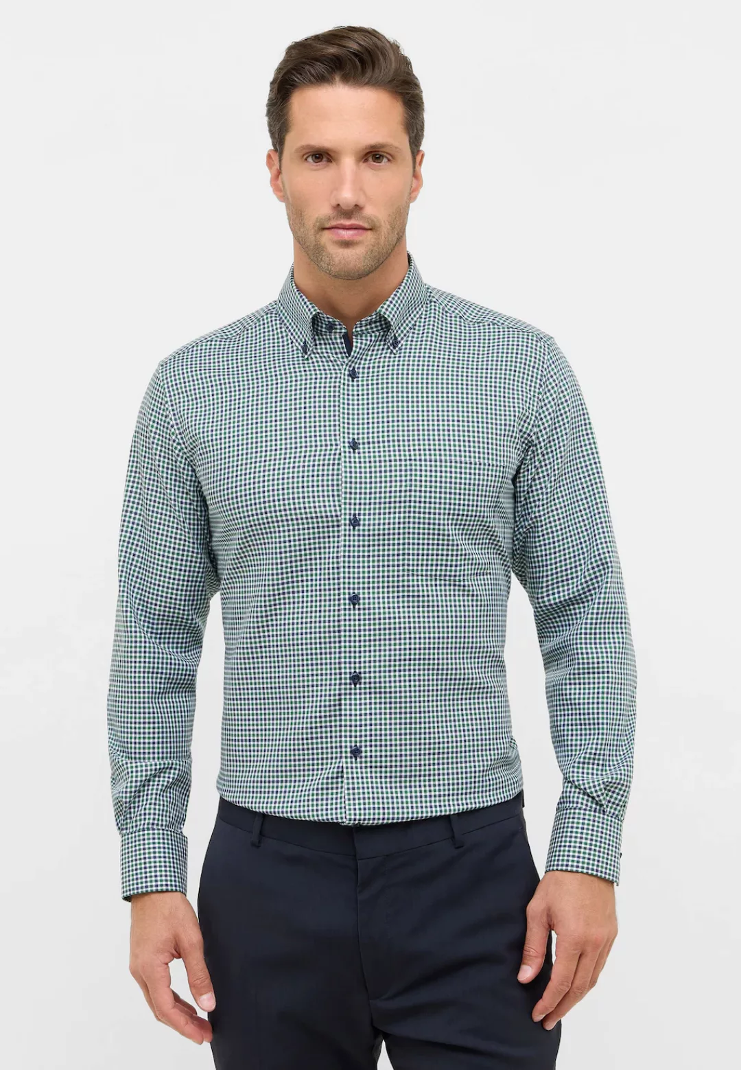 Eterna Langarmhemd "MODERN FIT", NON IRON (bügelfrei) günstig online kaufen