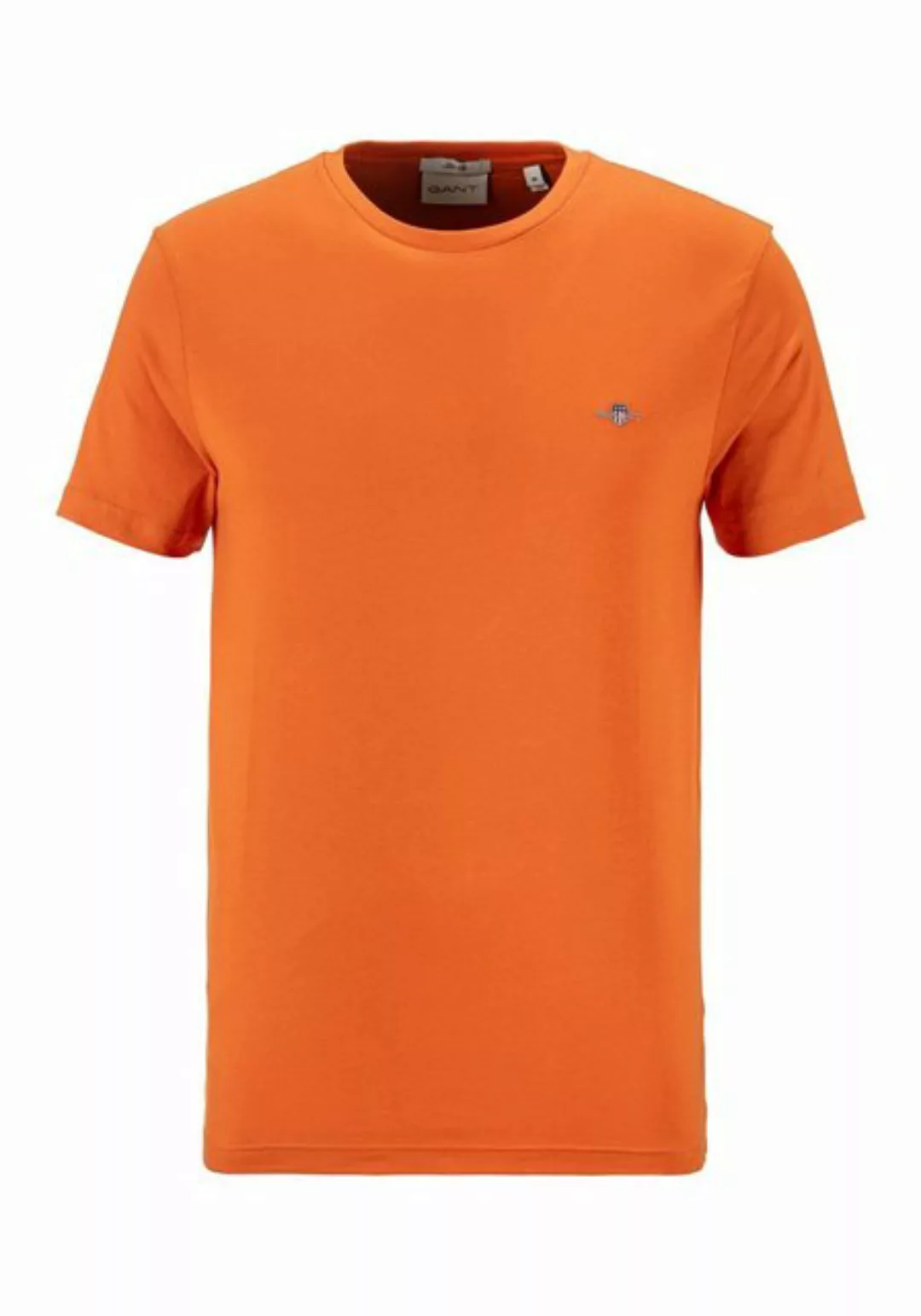 Gant T-Shirt SLIM SHIELD SS T-SHIRT mit Logostickerei auf der Brust günstig online kaufen