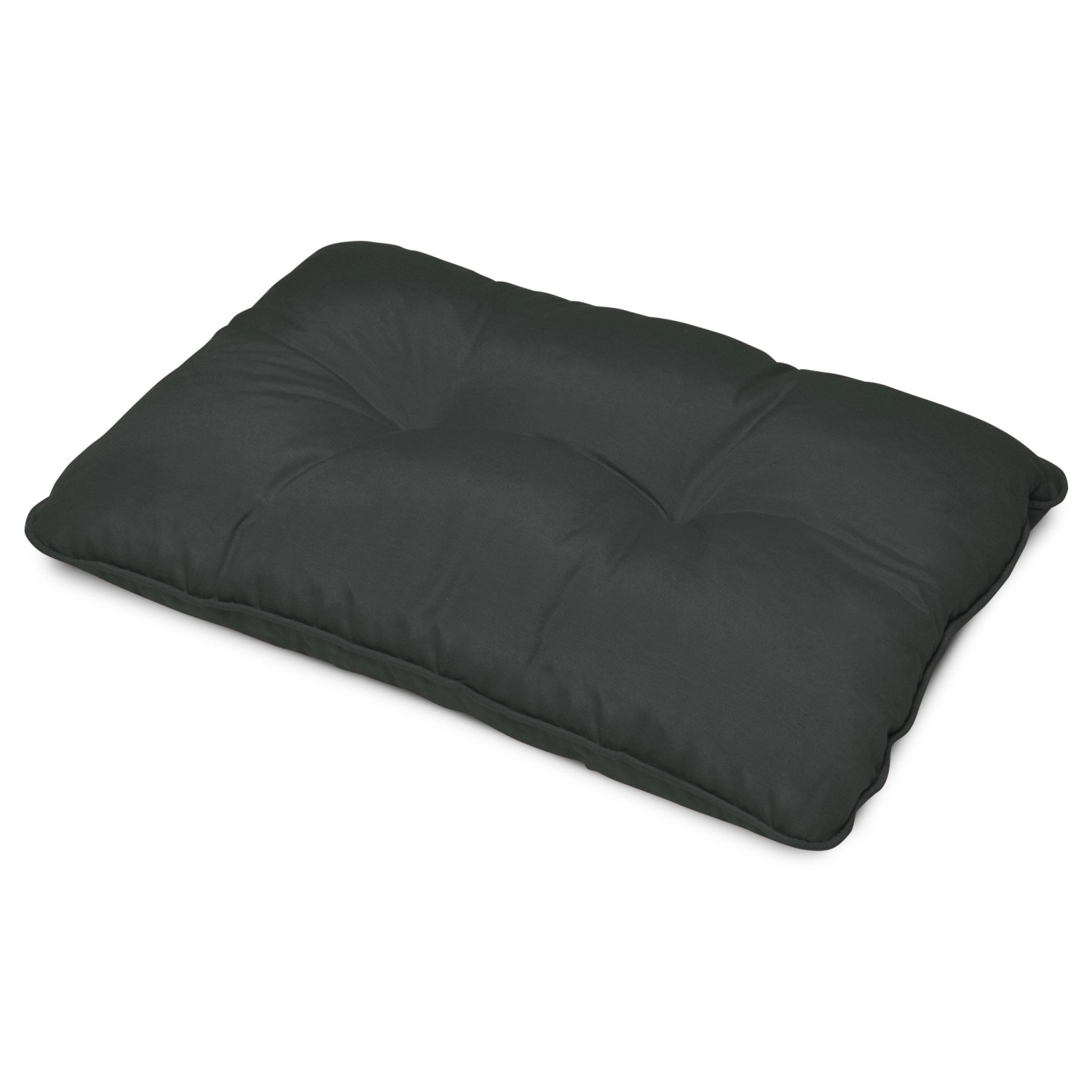 Beautissu Flair Loungekissen Outdoor Rücken 60x40x12cm Graphitgrau günstig online kaufen