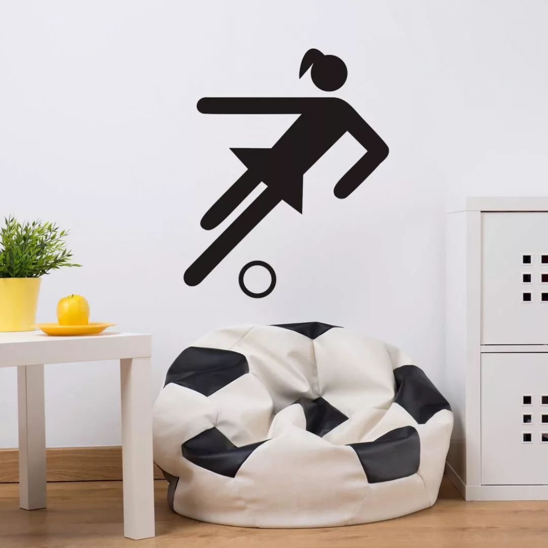 Wall-Art Wandtattoo »Frauenfußball Piktogramm«, (Set, 1 St.), selbstklebend günstig online kaufen