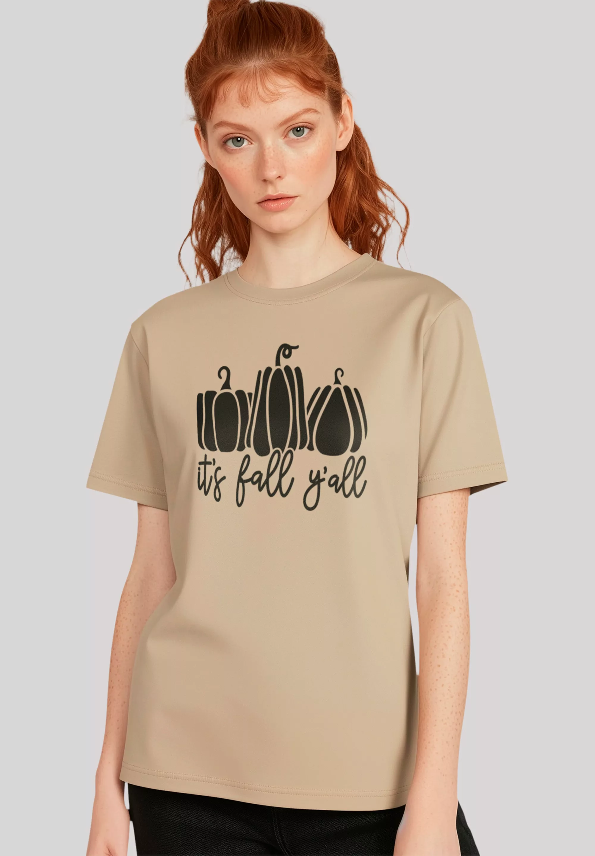 F4NT4STIC T-Shirt "Pumpkins Kürbis its Fall Herbst yall", Premium Qualität, günstig online kaufen