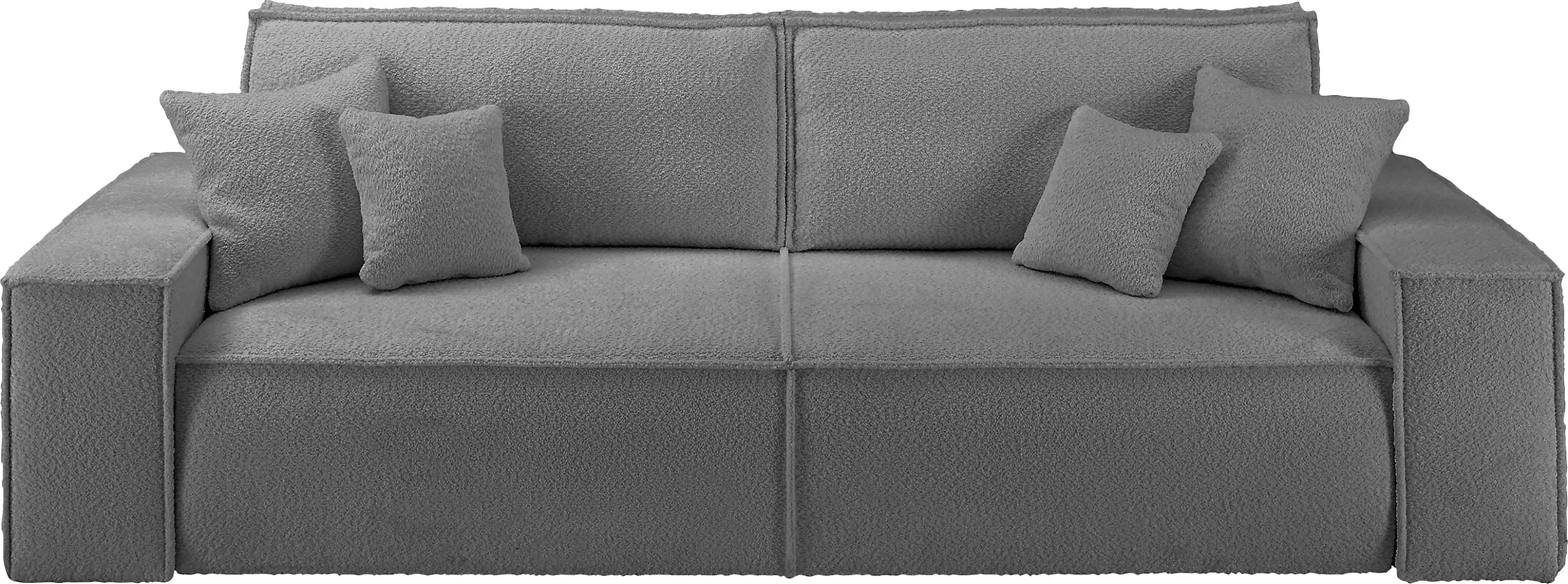 andas 3-Sitzer "FINNLEY Schlafsofa 257 cm, Schlaffunktion mit Bettkasten (2 günstig online kaufen