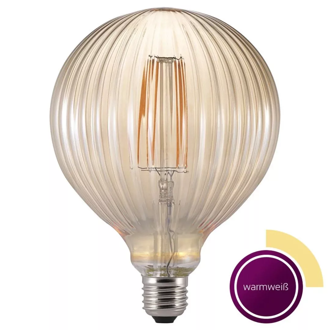LED Filament Leuchtmittel in transparent braun, E27, 2 W, 2200 K, 130 Lumen günstig online kaufen