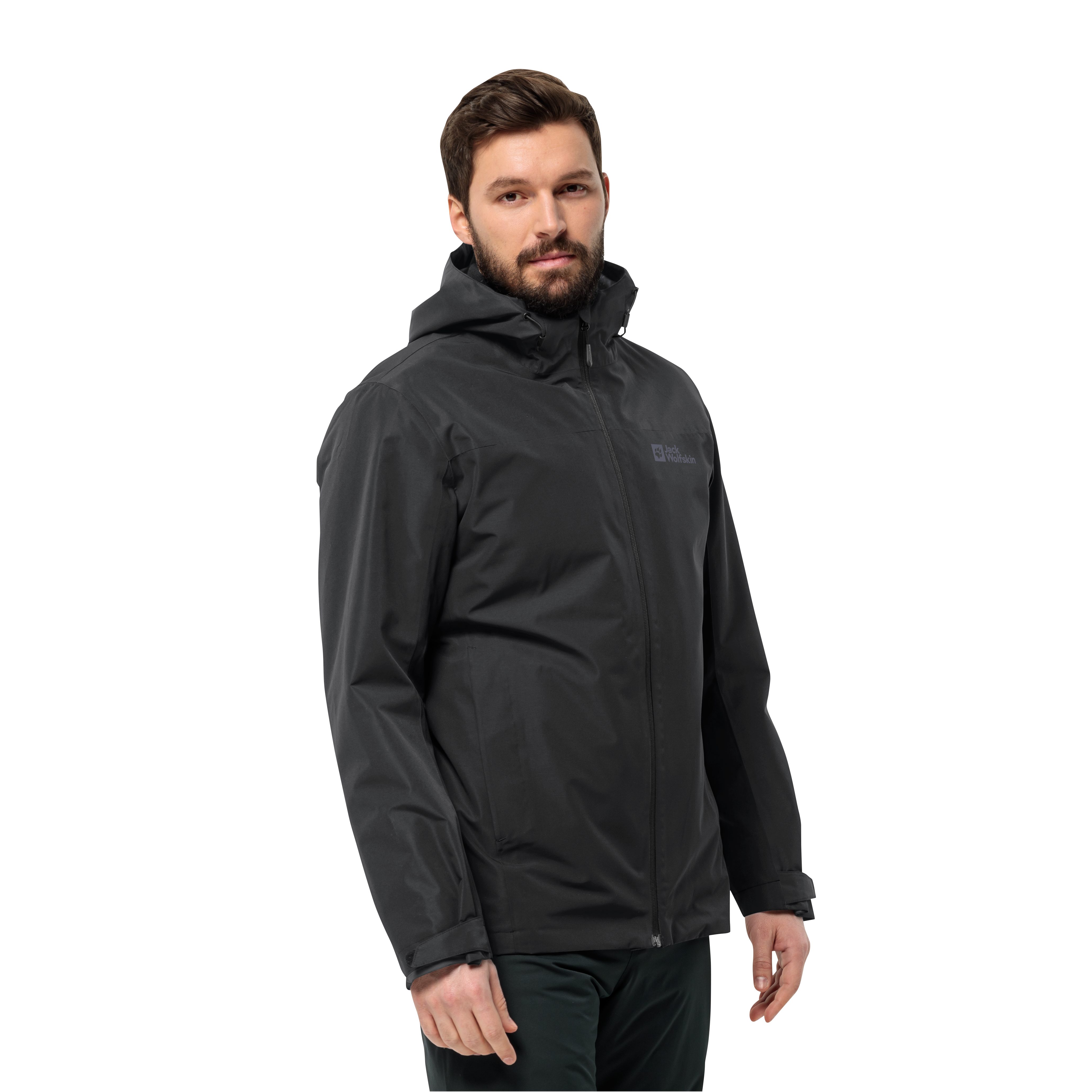 Jack Wolfskin 3-in-1-Funktionsjacke "TAUBENBERG 3IN1 JKT M", mit Kapuze, 3i günstig online kaufen