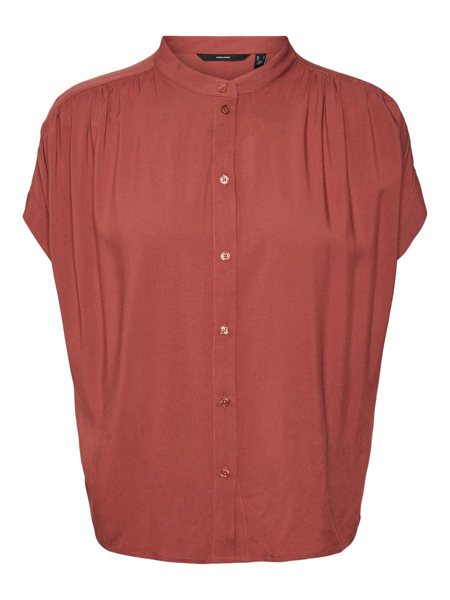 VERO MODA Kurzärmelige Hemd Damen Rot günstig online kaufen