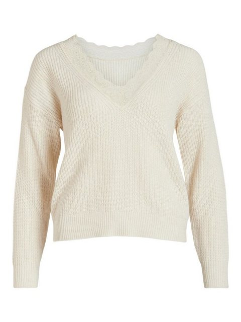 Vila Strickpullover Glacy (1-tlg) Spitze günstig online kaufen