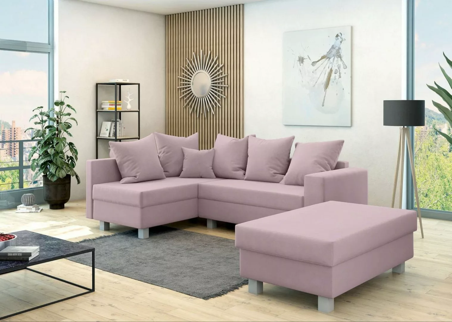 99rooms Ecksofa Priamo, L-Form, Eckcouch, Design günstig online kaufen