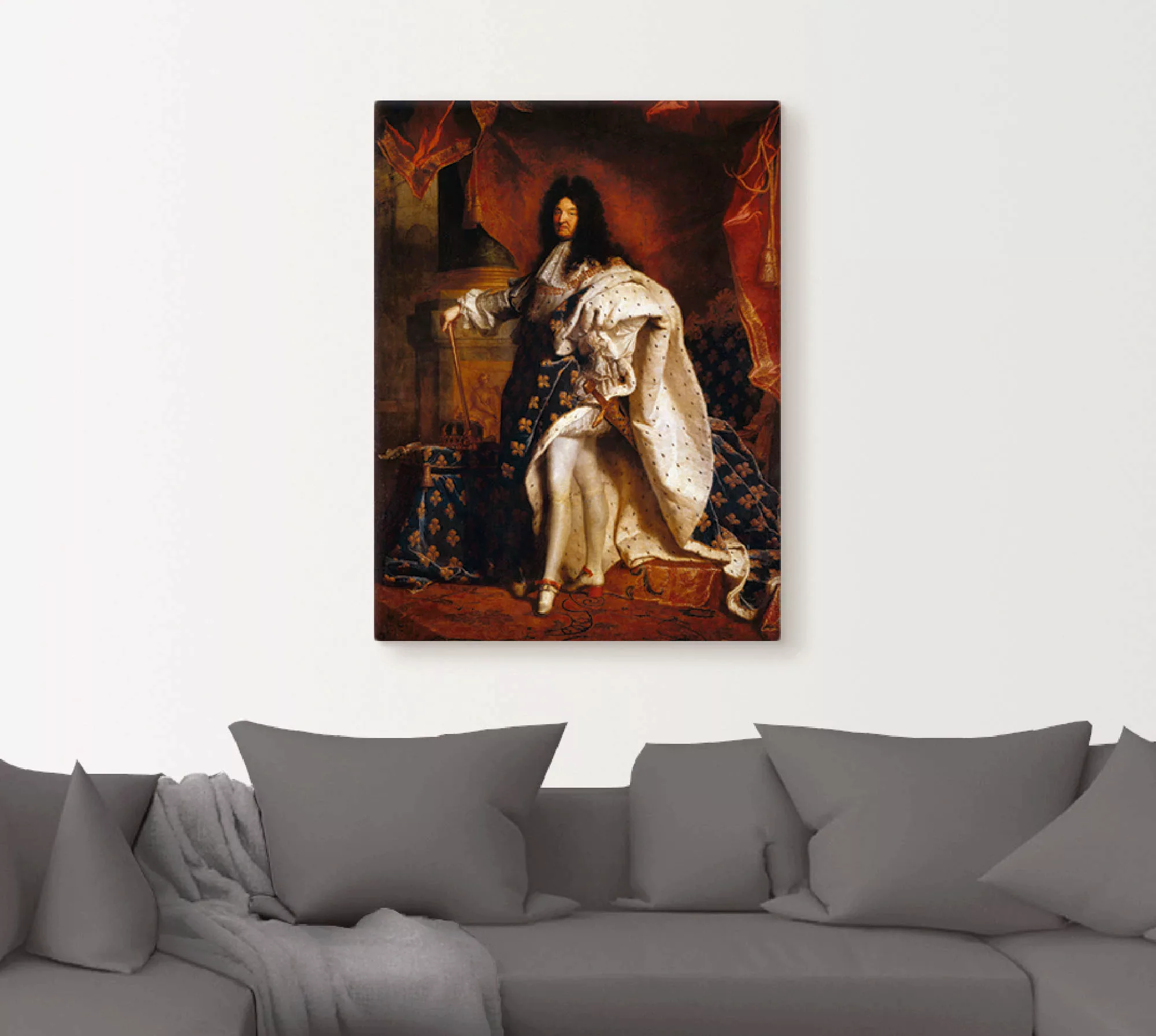 Artland Wandbild »Ludwig XIV. von Frankreich, 1701«, Menschen, (1 St.), als günstig online kaufen