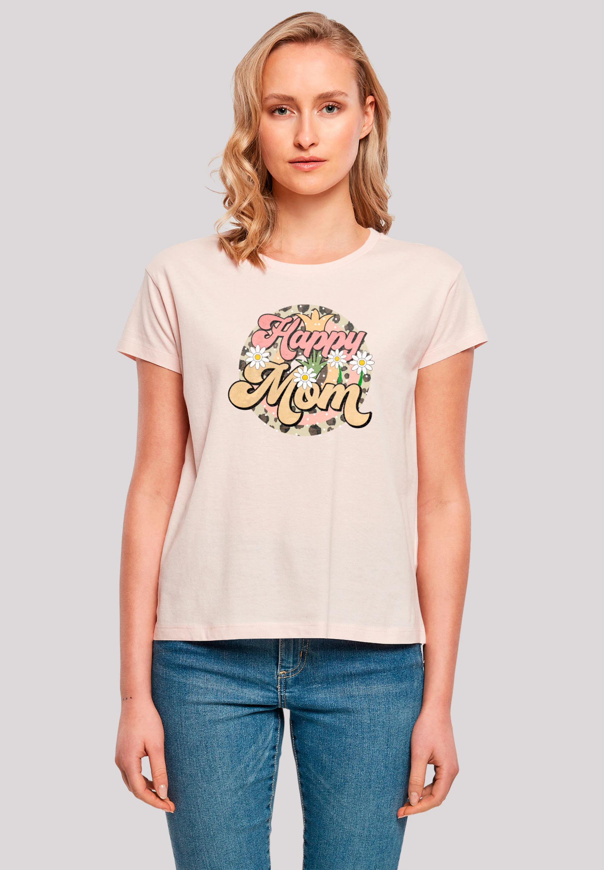 F4NT4STIC T-Shirt "Mothers Day Floral Design Happy Mom", Premium Qualität günstig online kaufen