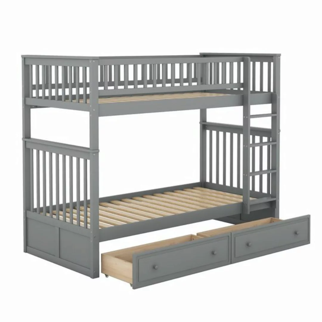 OKWISH Etagenbett Bett, Kinderbetten,Funktionelle Betten, Cabrio-Betten (mi günstig online kaufen