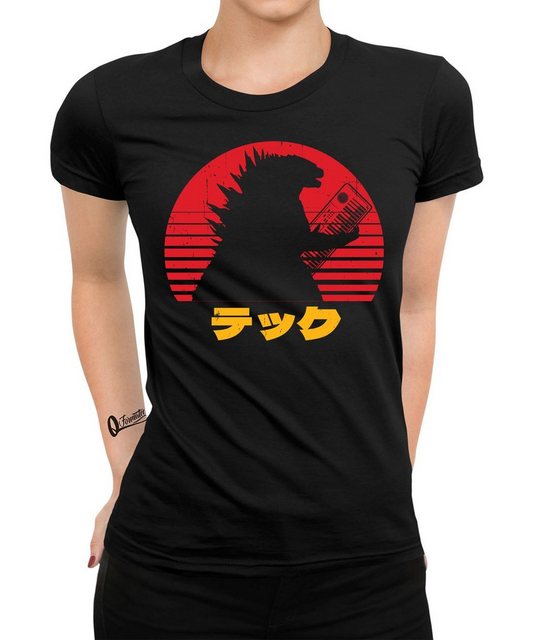 Quattro Formatee Kurzarmshirt ADSR Japan Monster Godzilla - Elektronische M günstig online kaufen