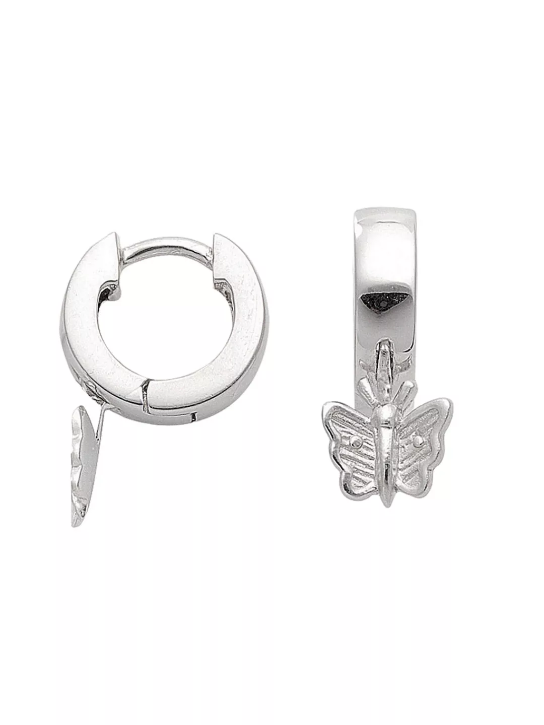 Adelia´s Paar Ohrhänger "925 Silber Ohrringe Creolen Schmetterling Ø 10,9 m günstig online kaufen
