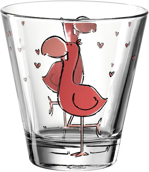 LEONARDO "6er-Set Trinkgläser ""Flamingo Bambini"", 215 ml" rosa günstig online kaufen
