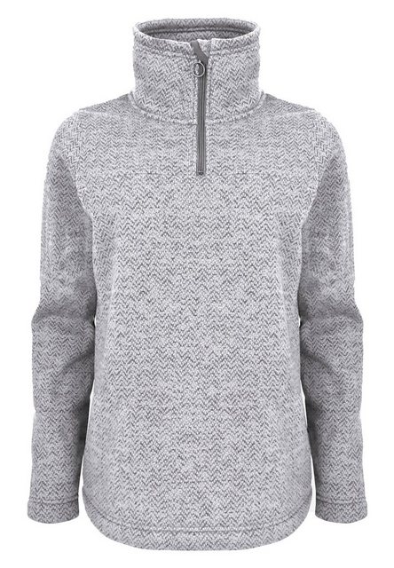 Elkline Strickpullover Fastforward Fleecepullover mit Stehkragen halber Rei günstig online kaufen