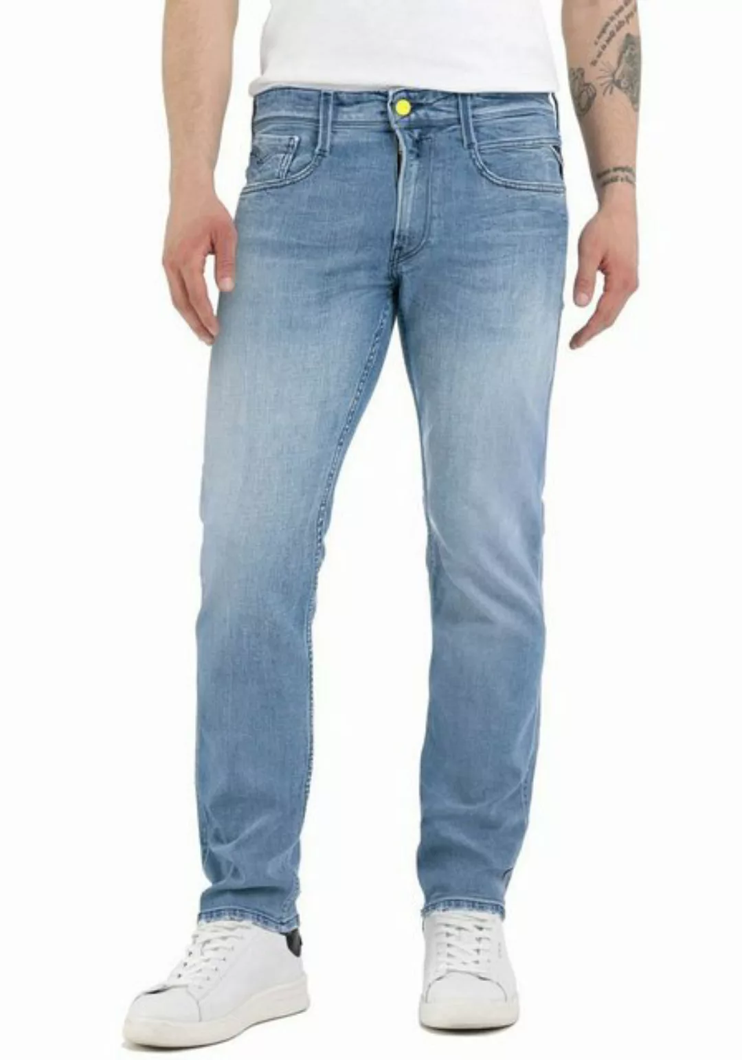 Replay Slim-fit-Jeans ANBASS HYPERFLEX BIO günstig online kaufen