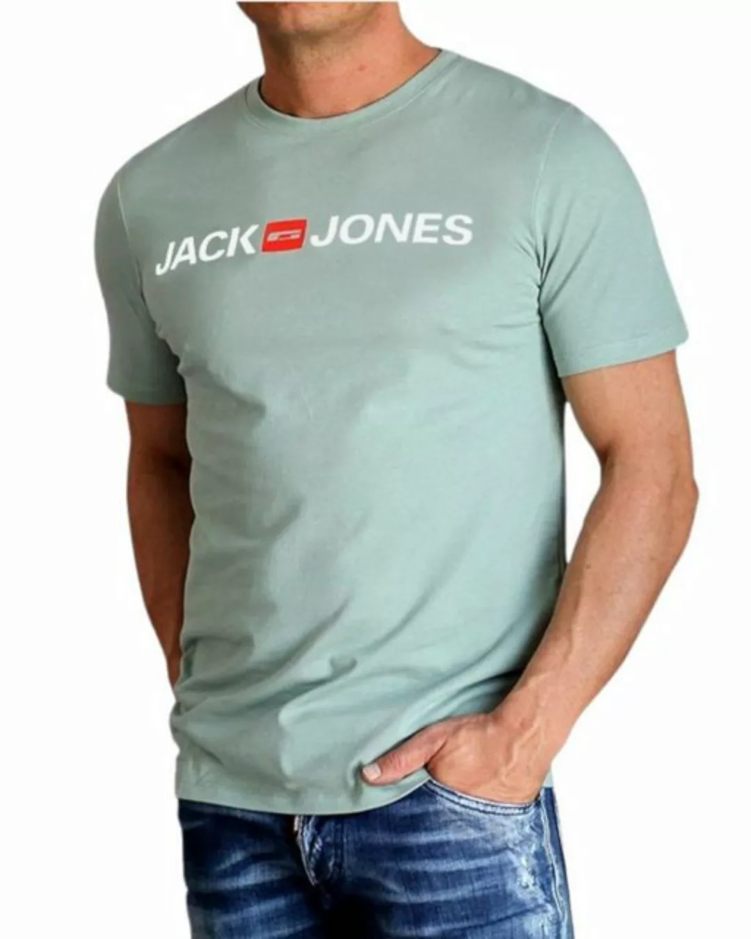 Jack & Jones Print-Shirt mit Rundhalsausschnitt günstig online kaufen