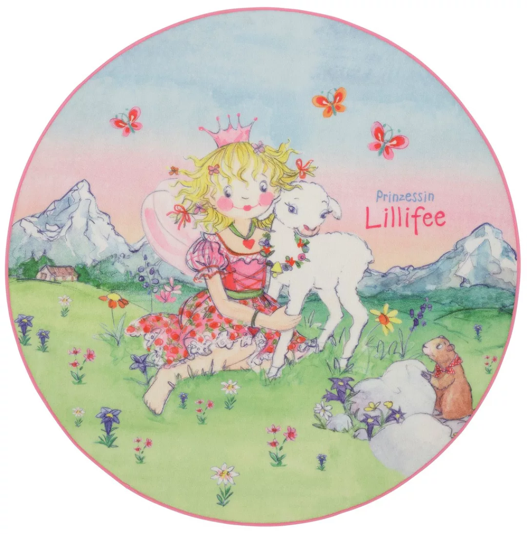 Prinzessin Lillifee Kinderteppich »LI-102«, rund, 2 mm Höhe, Druckteppich, günstig online kaufen