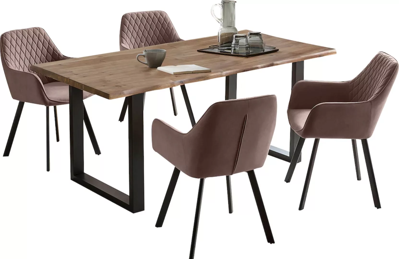 SalesFever Essgruppe, (Set, 5 tlg.), Tischplatte behandelt mit OSMO Hartwac günstig online kaufen